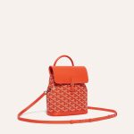 Goyard Alpin Mini Backpack Orange - Image 4